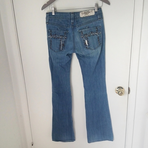 Taverniti So Jeans Denim - Taverniti So  bootcut distressed jeans size 27 pocket detail